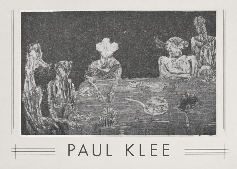 Paul Klee Die Mahlzeit No1 - Poster