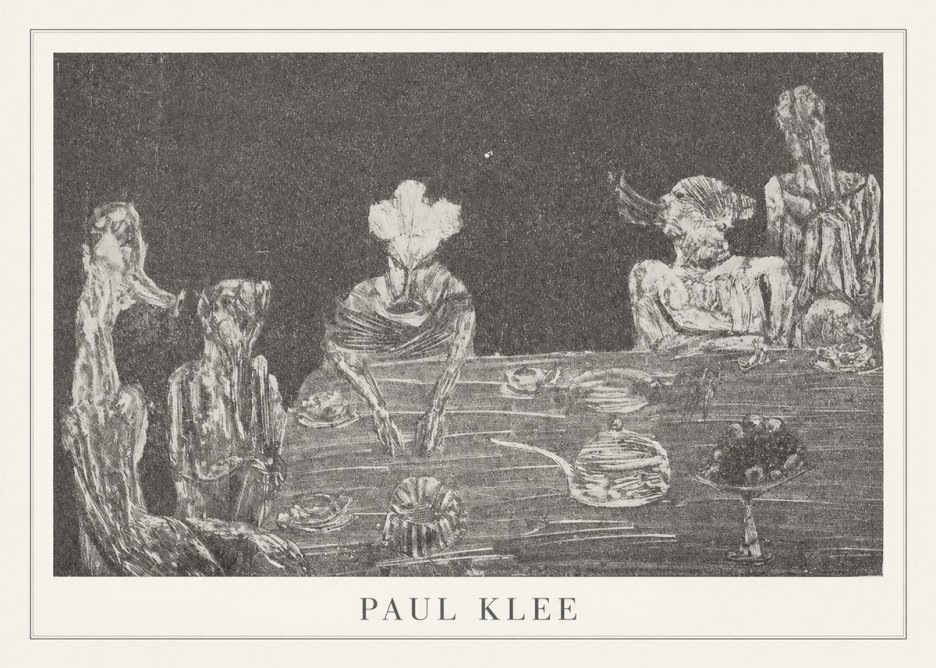 Paul Klee Die Mahlzeit No4 - Poster