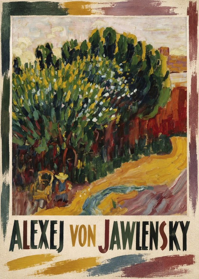 Alexej von Jawlensky Park Landscape (Murnau) No1 - Poster