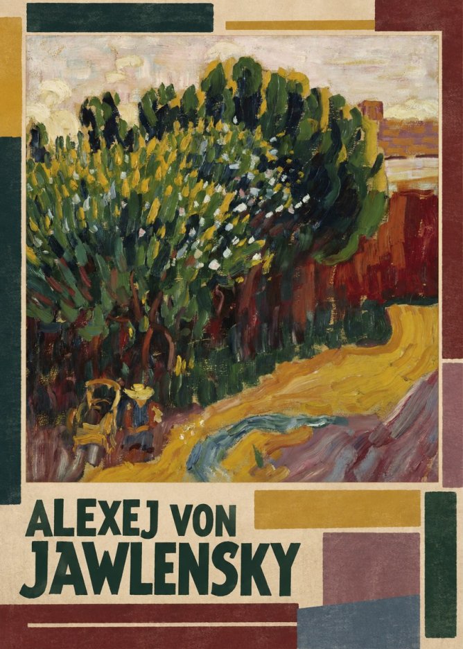 Alexej von Jawlensky Park Landscape (Murnau) No3 - Poster