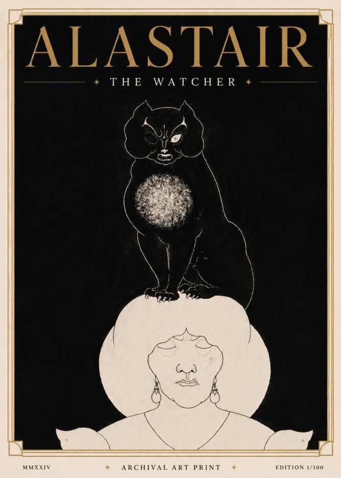 Alastair The Watcher No6 - Poster
