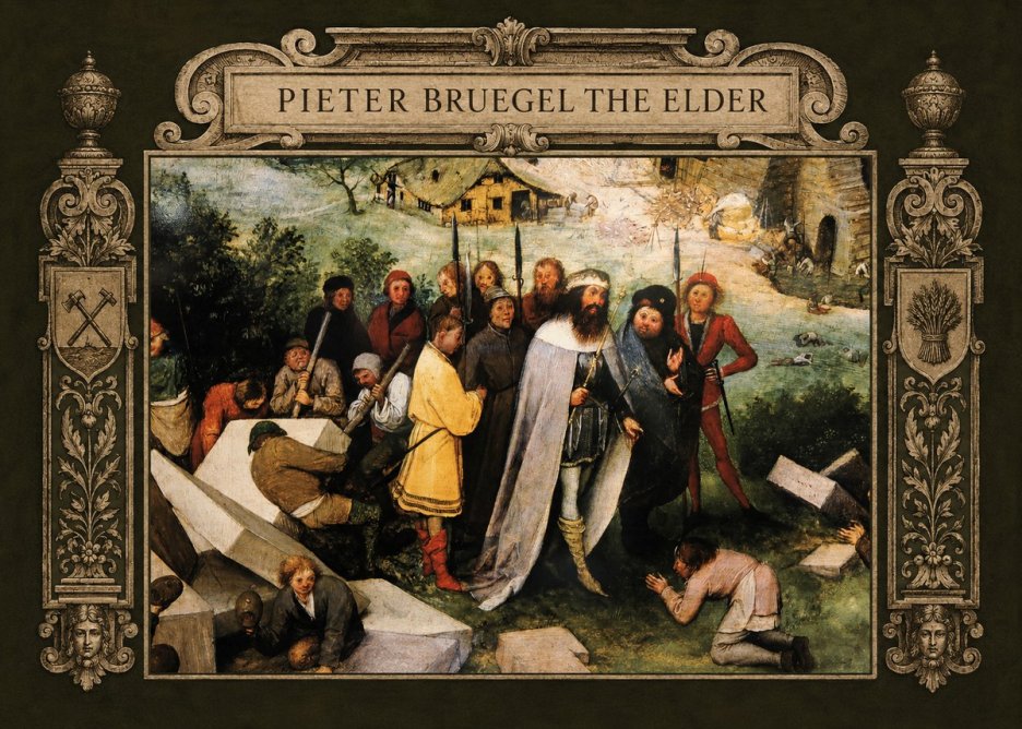 Pieter Bruegel The Blind Leading the Blind III No6 - Poster