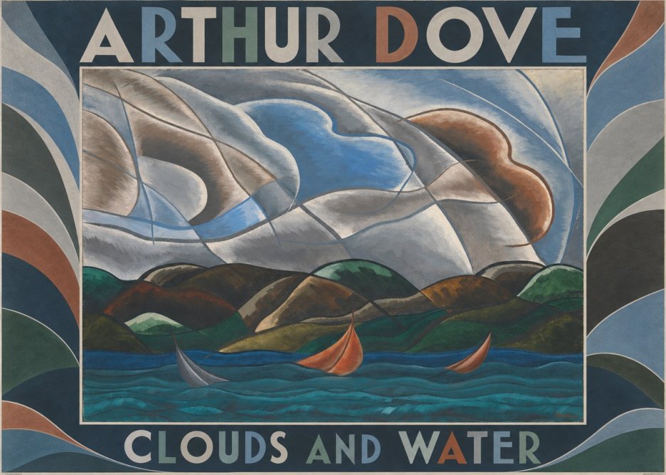 Arthur Dove Clouds and Water No1 - Poster