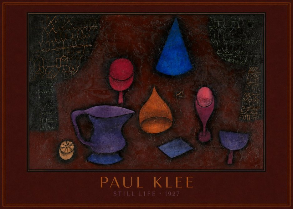 Paul Klee Still Life No3 - Poster
