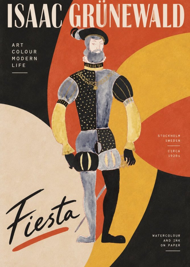 Isaac Grünewald Fiesta No2 - Poster
