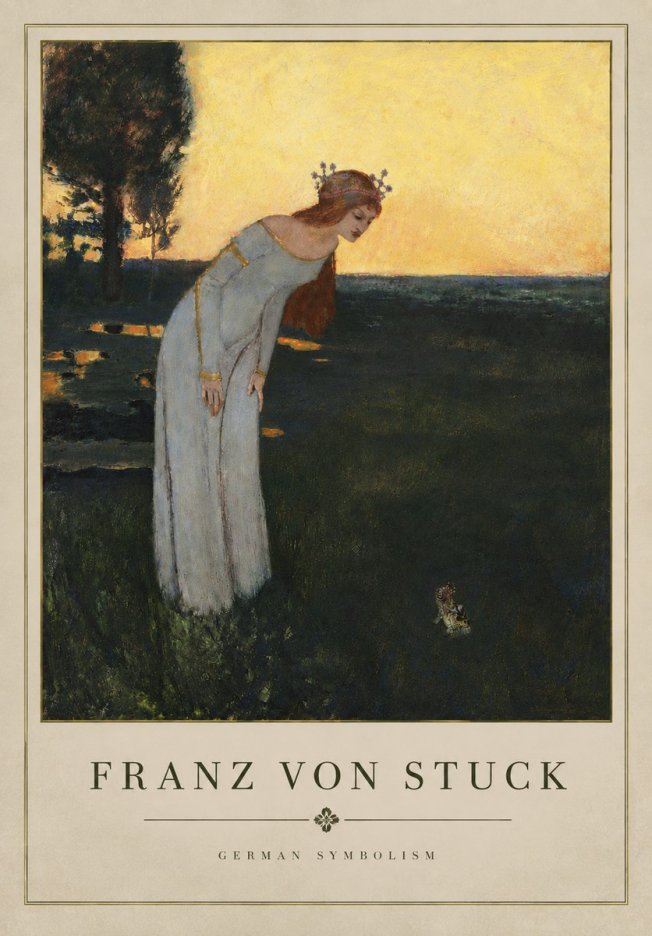 Franz von Stuck Princess and Frog No5 - Poster