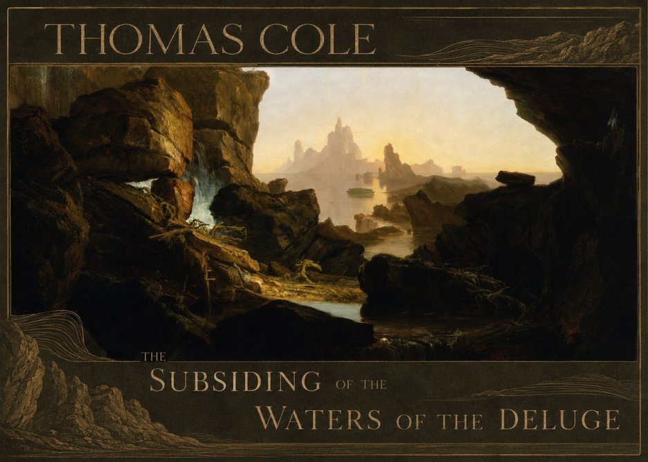 Thomas Cole The Subsiding of the Waters of the Deluge I No3 - Poster