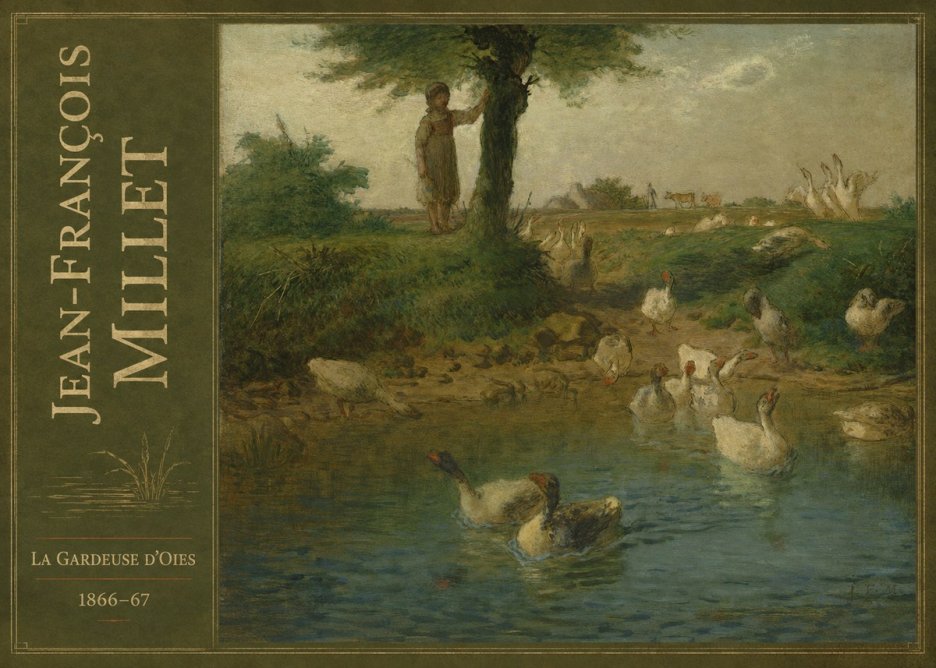 Jean-François Millet La Gardeuse D'oies No2 - Poster