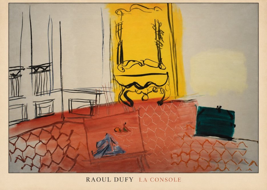 Raoul Dufy La Console No6 - Poster
