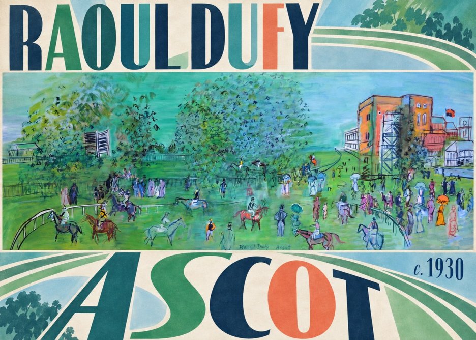 Raoul Dufy Ascot C. 1930 I No5 - Poster