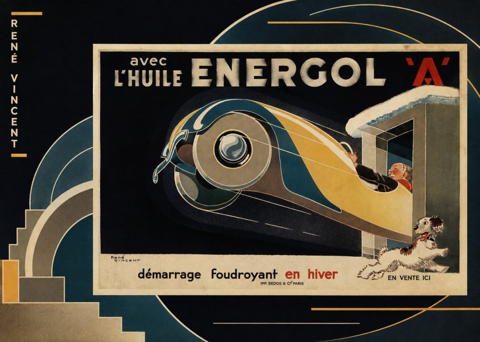 René Vincent Energol 'A' No4 - Poster