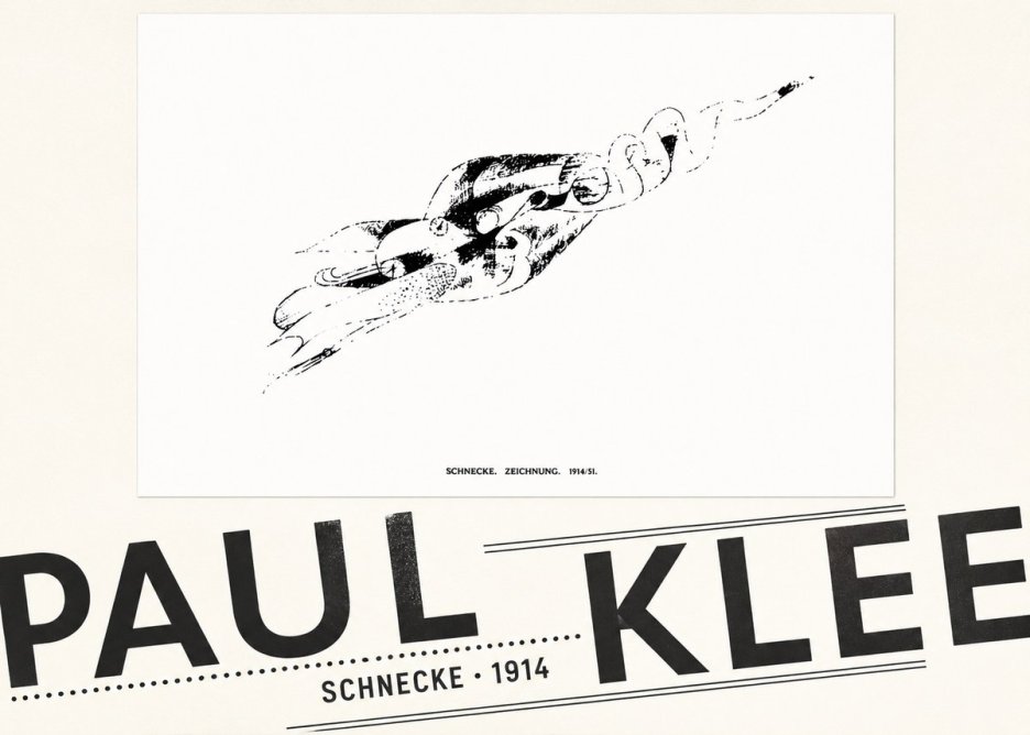 Paul Klee Schnecke No5 - Poster