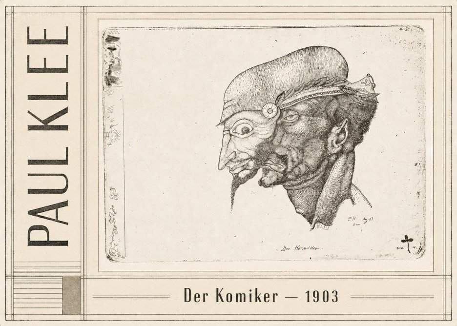 Paul Klee Der Komiker No2 - Poster