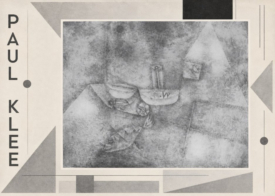 Paul Klee Boats at the Shore No2 - Poster