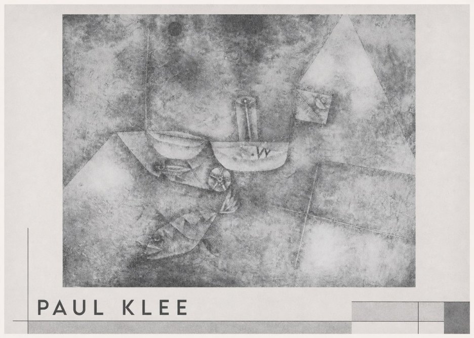 Paul Klee Boats at the Shore No3 - Poster