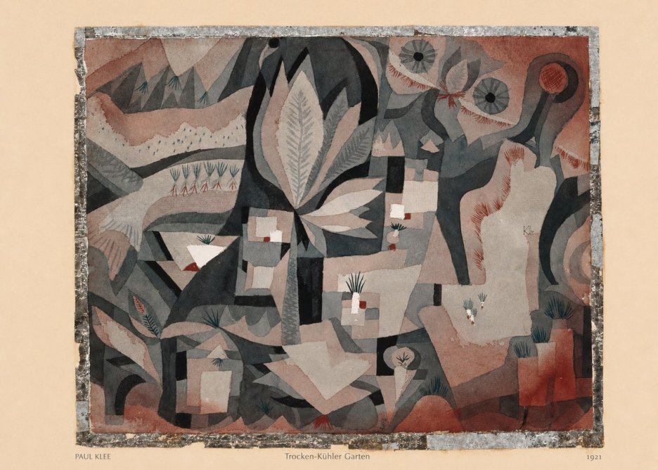 Paul Klee Trocken-kühler Garten No6 - Poster