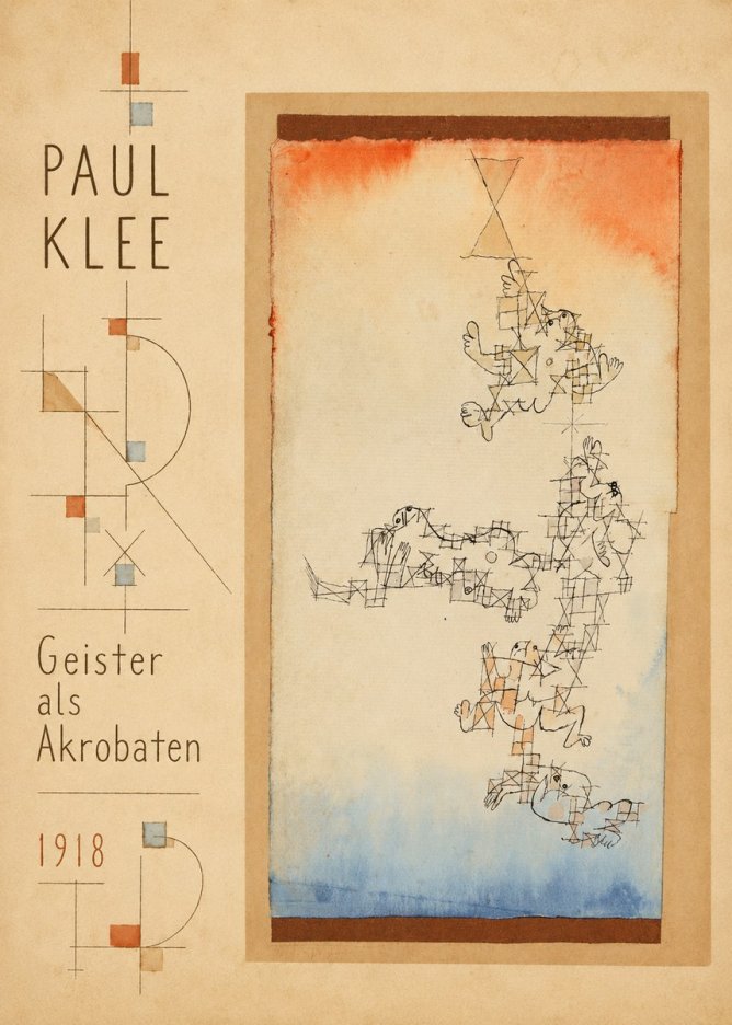 Paul Klee Geister Als Akrobaten No2 - Poster