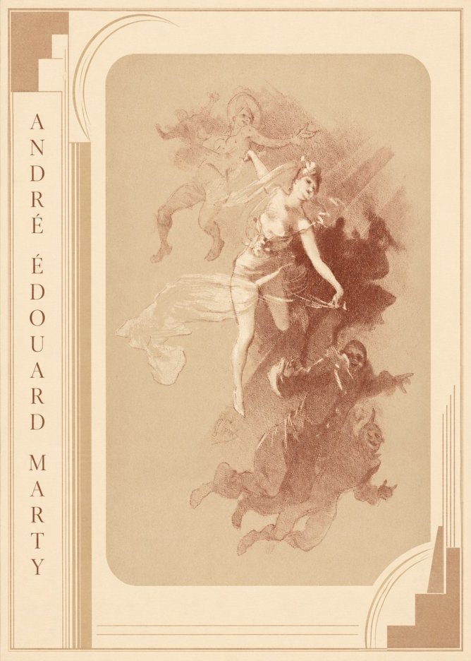 André Édouard Marty The Dance No3 - Poster