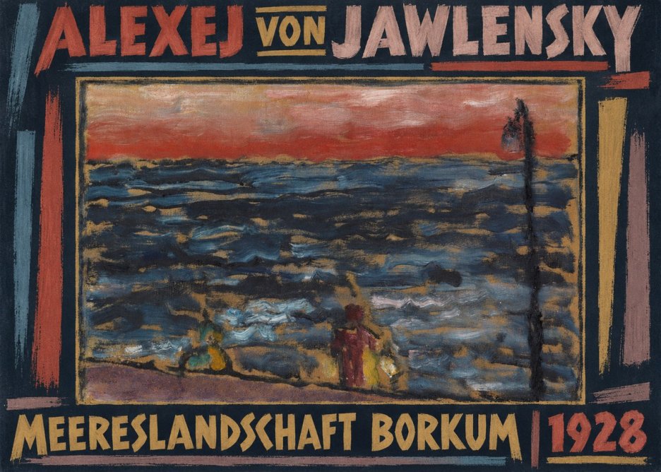 Alexej von Jawlensky Meereslandschaft Borkum No5 - Poster