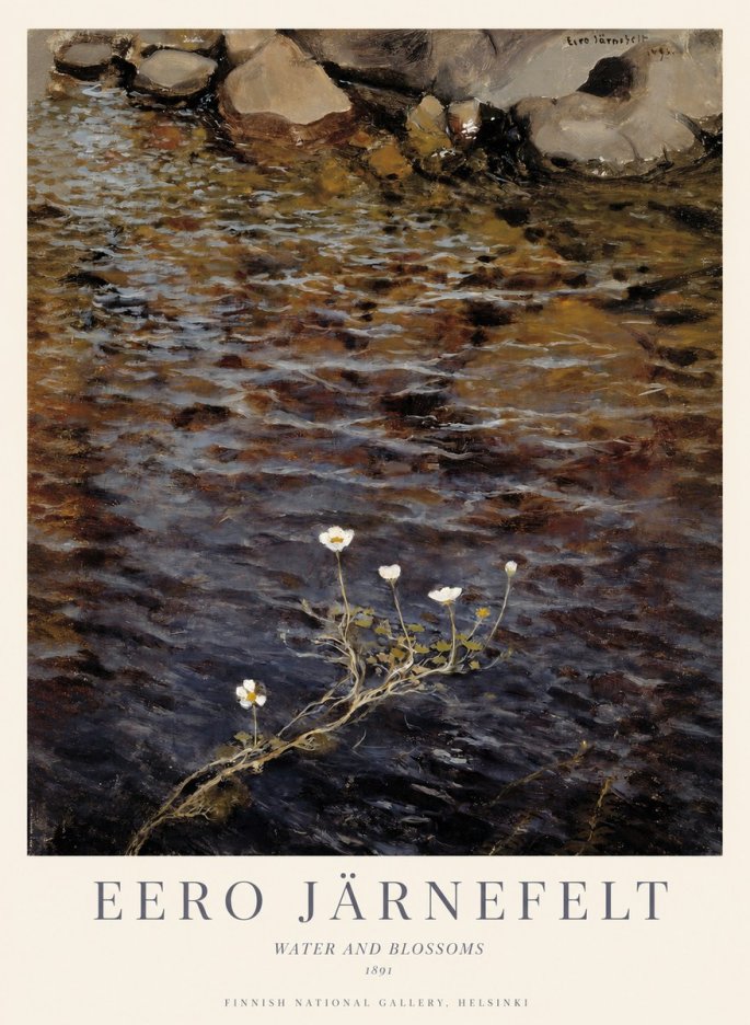 Eero Järnefelt Water and Blossoms No1 - Poster
