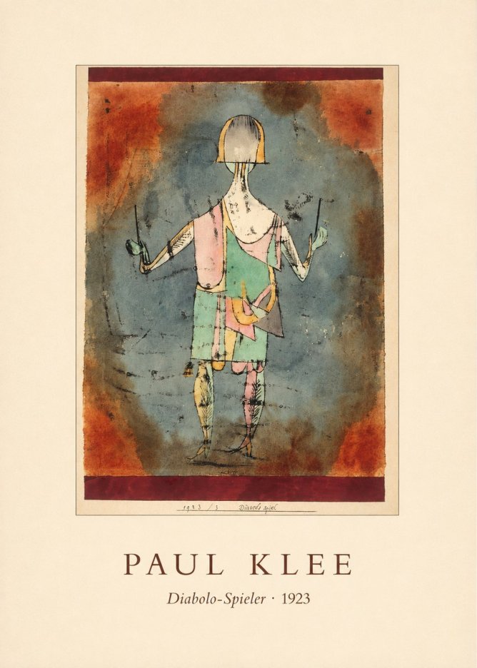 Paul Klee Diabolo-spieler No3 - Poster