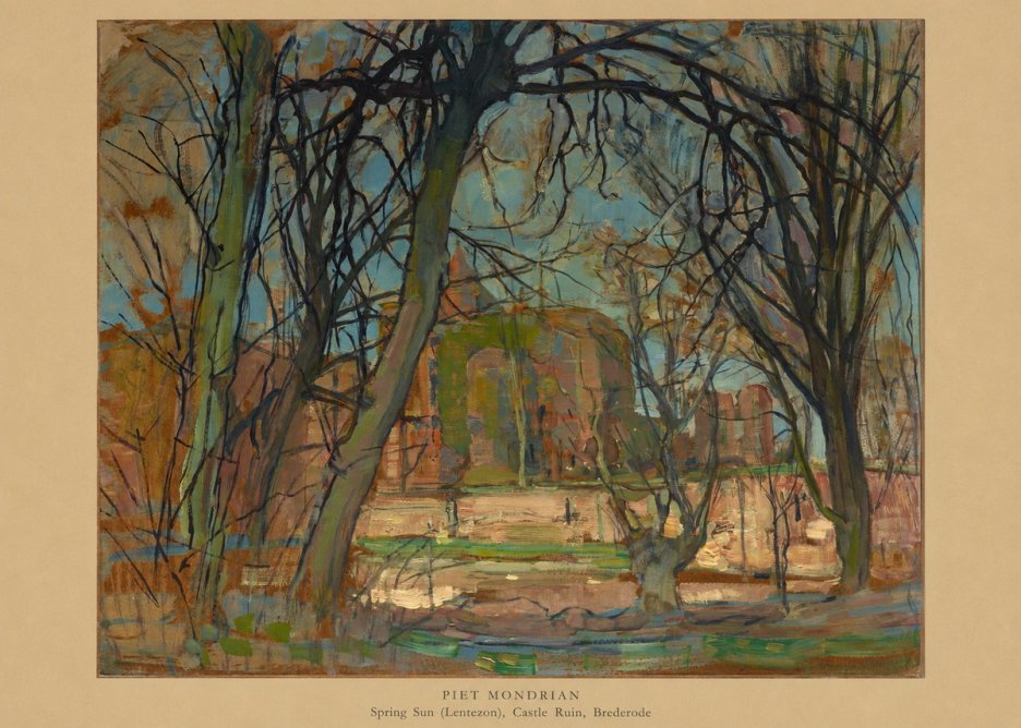 Piet Mondrian Spring Sun (Lentezon), Castle Ruin, Brederode No6 - Poster