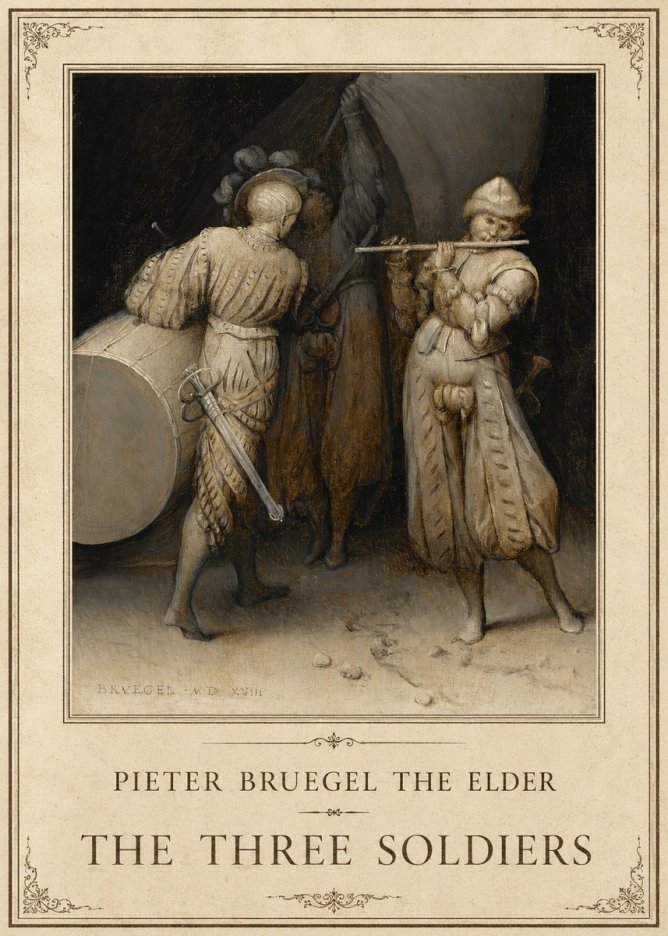 Pieter Bruegel The Three Soldiers No1 - Poster