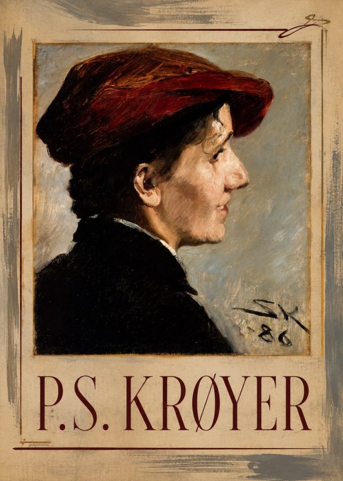 P.S. Krøyer Portrait of a Young Girl No3 - Poster