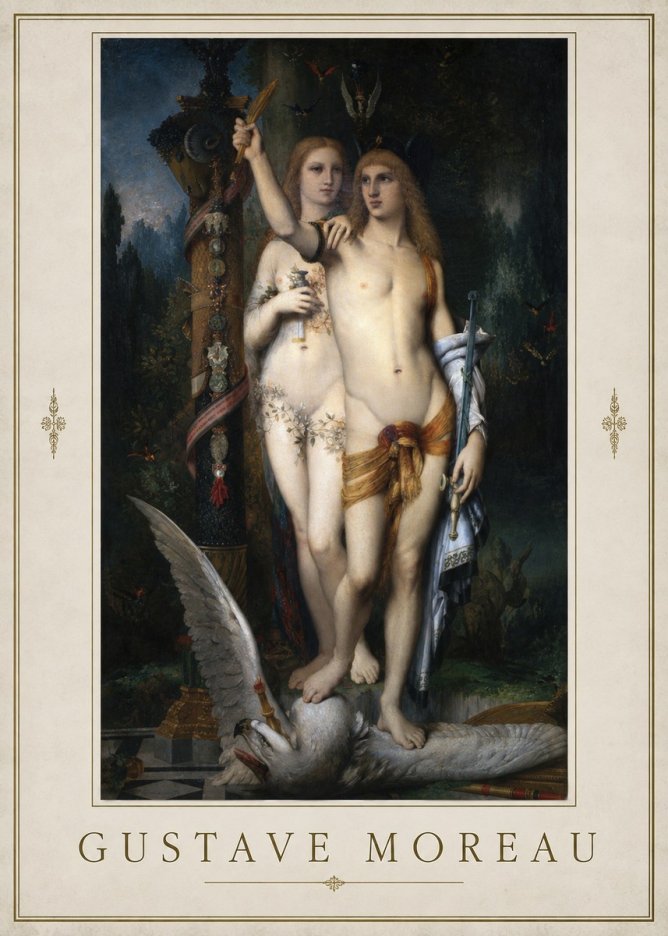 Gustave Moreau The Chimeras No1 - Poster