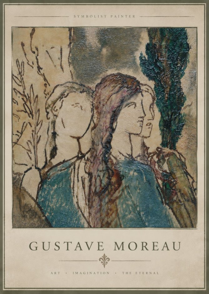 Gustave Moreau Untitled II No4 - Poster