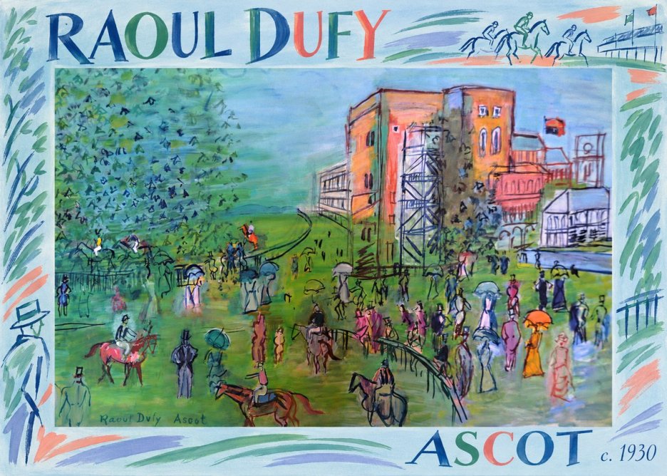 Raoul Dufy Ascot C. 1930 II No1 - Poster