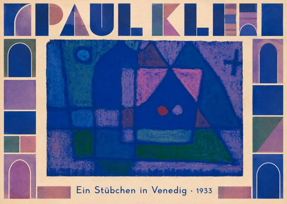Paul Klee Ein Stübchen in Venedig No5 - Poster