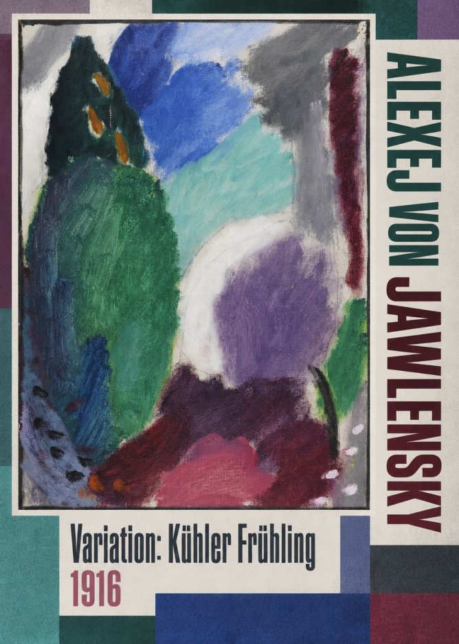 Alexej von Jawlensky Variation: Kühler Frühling No2 - Poster