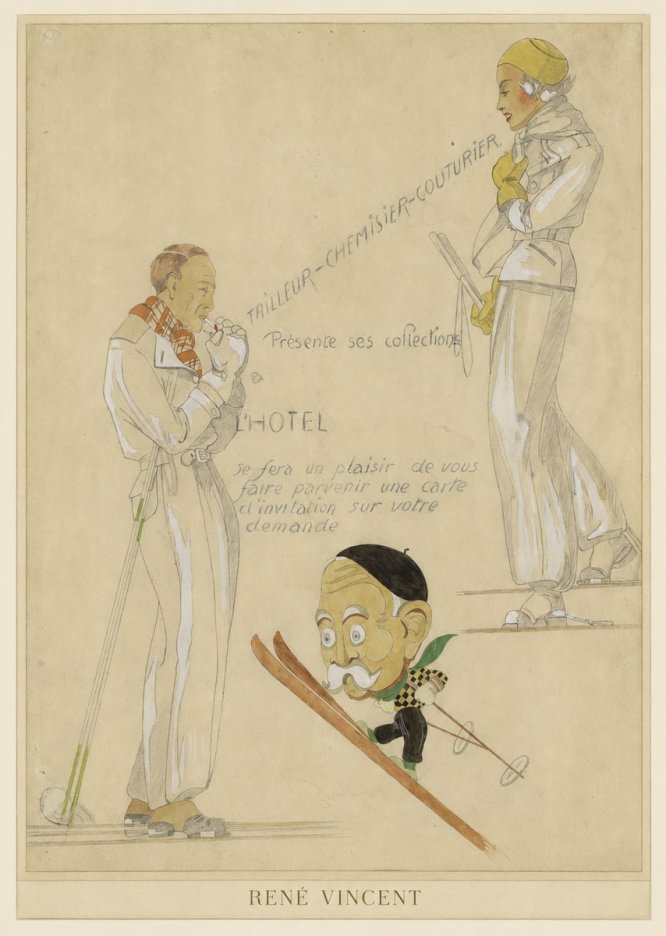 René Vincent Ttailleur-chemisier-couturier No3 - Poster