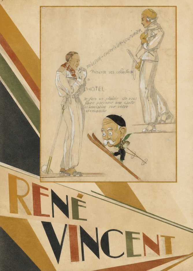 René Vincent Ttailleur-chemisier-couturier No5 - Poster