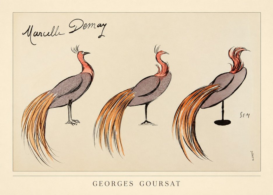 Georges Goursat Marcelle Demay No3 - Poster