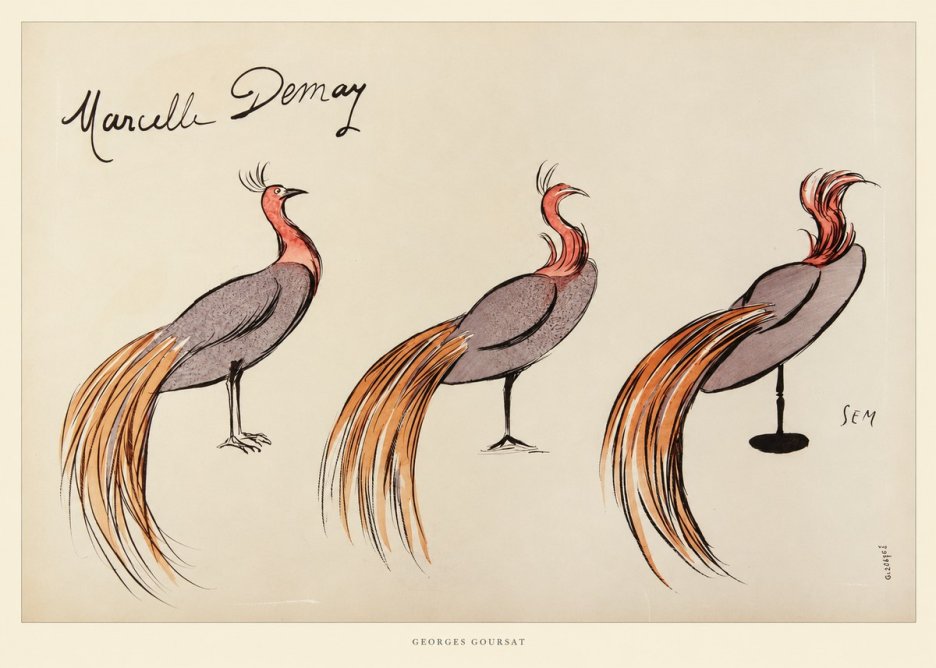 Georges Goursat Marcelle Demay No6 - Poster