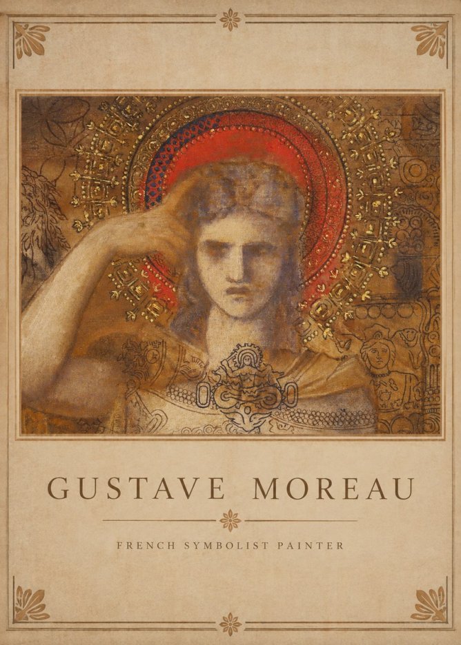 Gustave Moreau L'apparition II No1 - Poster