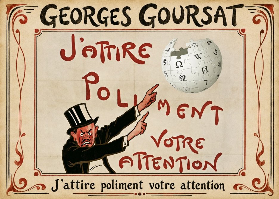 Georges Goursat J'attire Poliment Votre Attention No1 - Poster