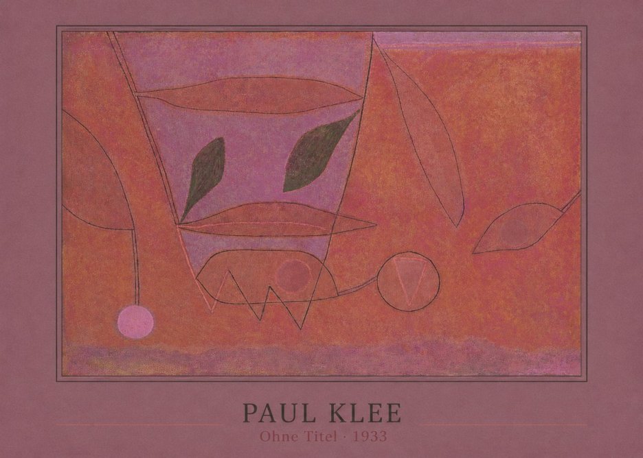 Paul Klee Ohne Titel II No3 - Poster