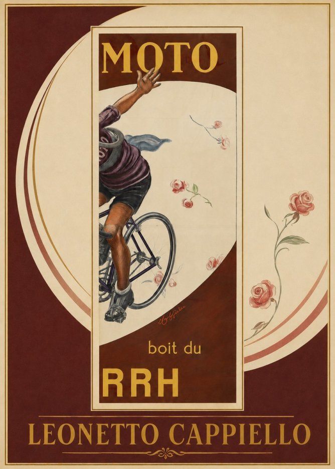 Leonetto Cappiello Moto Rrh No2 - Poster