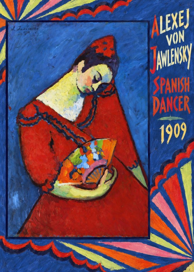 Alexej von Jawlensky Spanish Dancer No5 - Poster