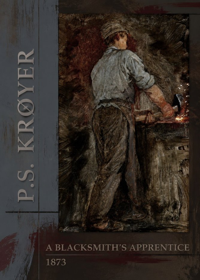 P.S. Krøyer A Blacksmith's Apprentice No2 - Poster