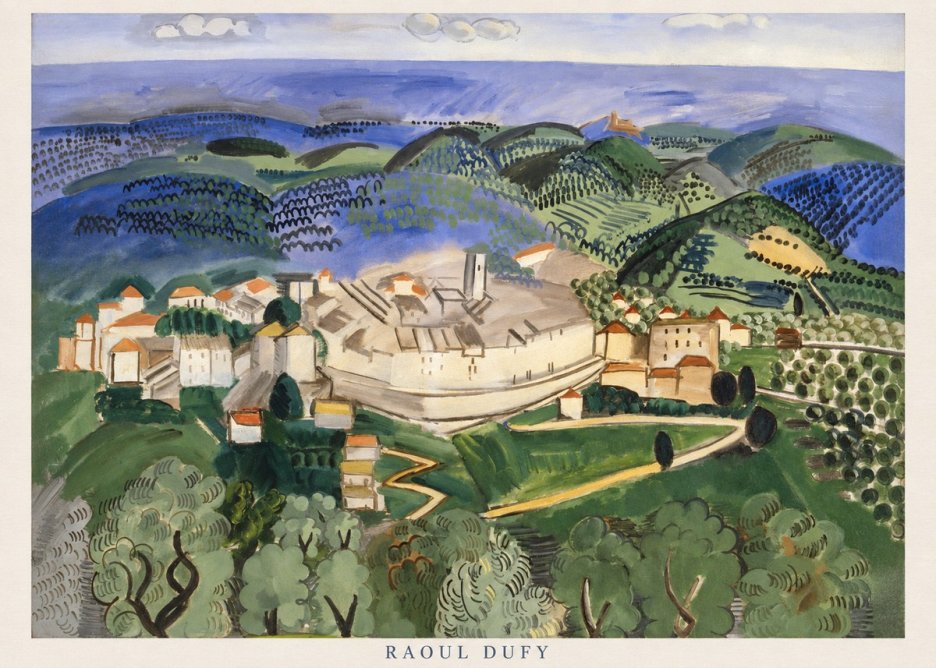 Raoul Dufy Vue De Vence No6 - Poster