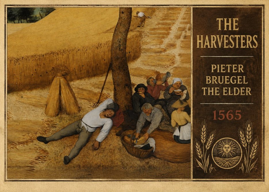 Pieter Bruegel The Harvesters V No3 - Poster