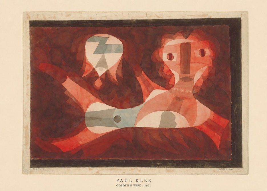 Paul Klee Goldfish Wife No6 - Poster
