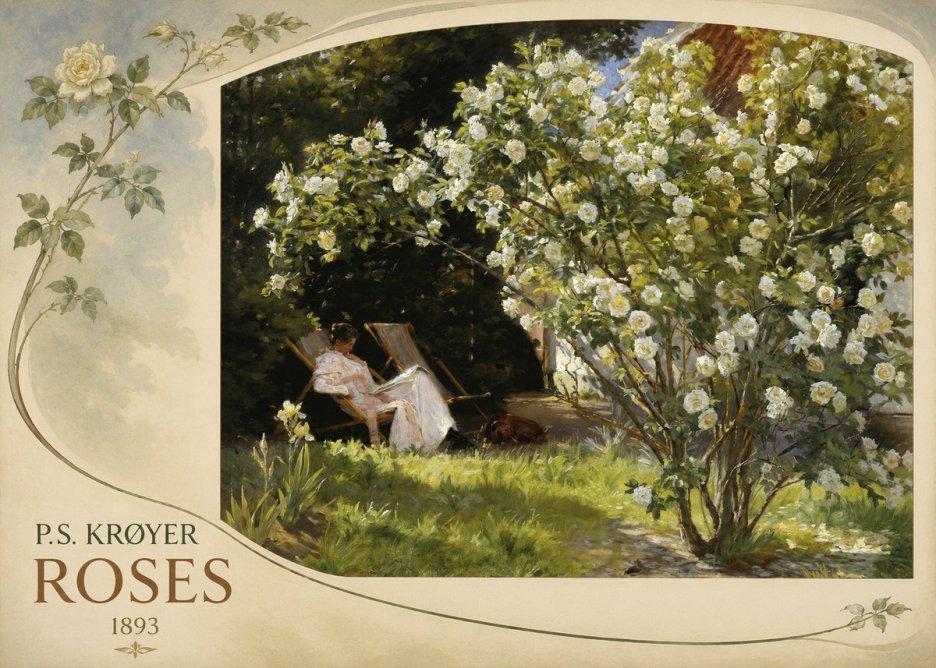 P.S. Krøyer Roses No4 - Poster
