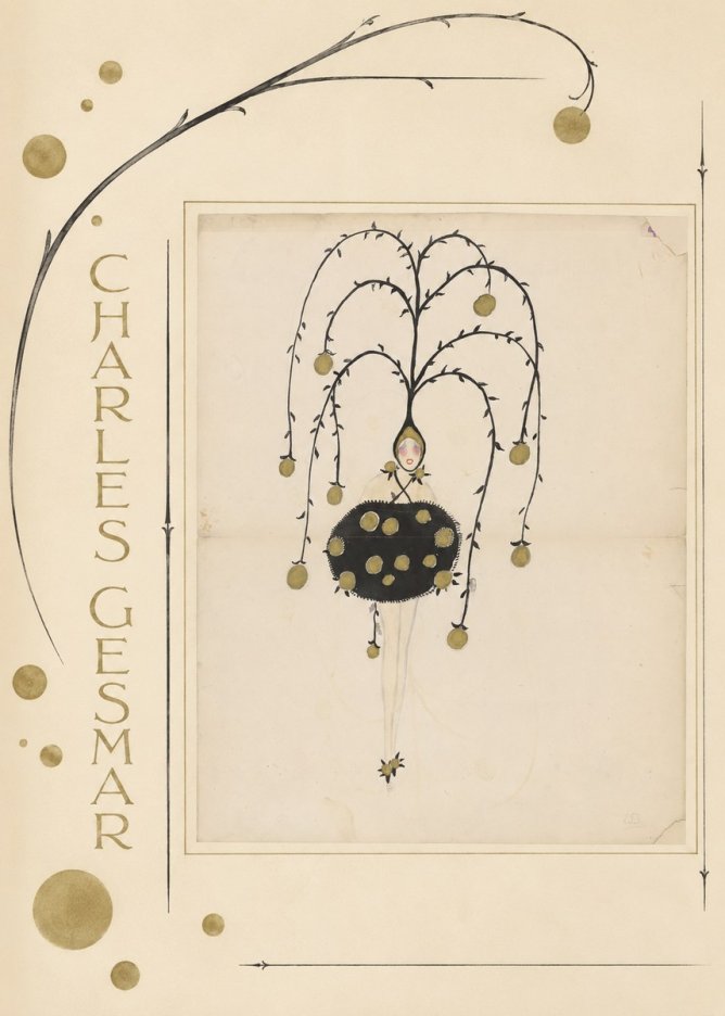 Charles Gesmar Figure with Hanging Orbs No3 - Poster