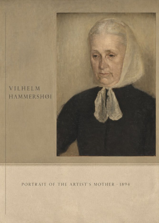 Vilhelm Hammershøi Portrait of the Artist's Mother · 1894 No5 - Poster
