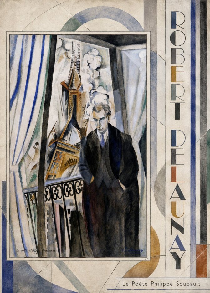 Robert Delaunay Le Poète Philippe Soupault No2 - Poster